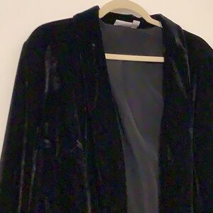 Crushed Velvet like Jacket 1X measures pit to pit 24 inches